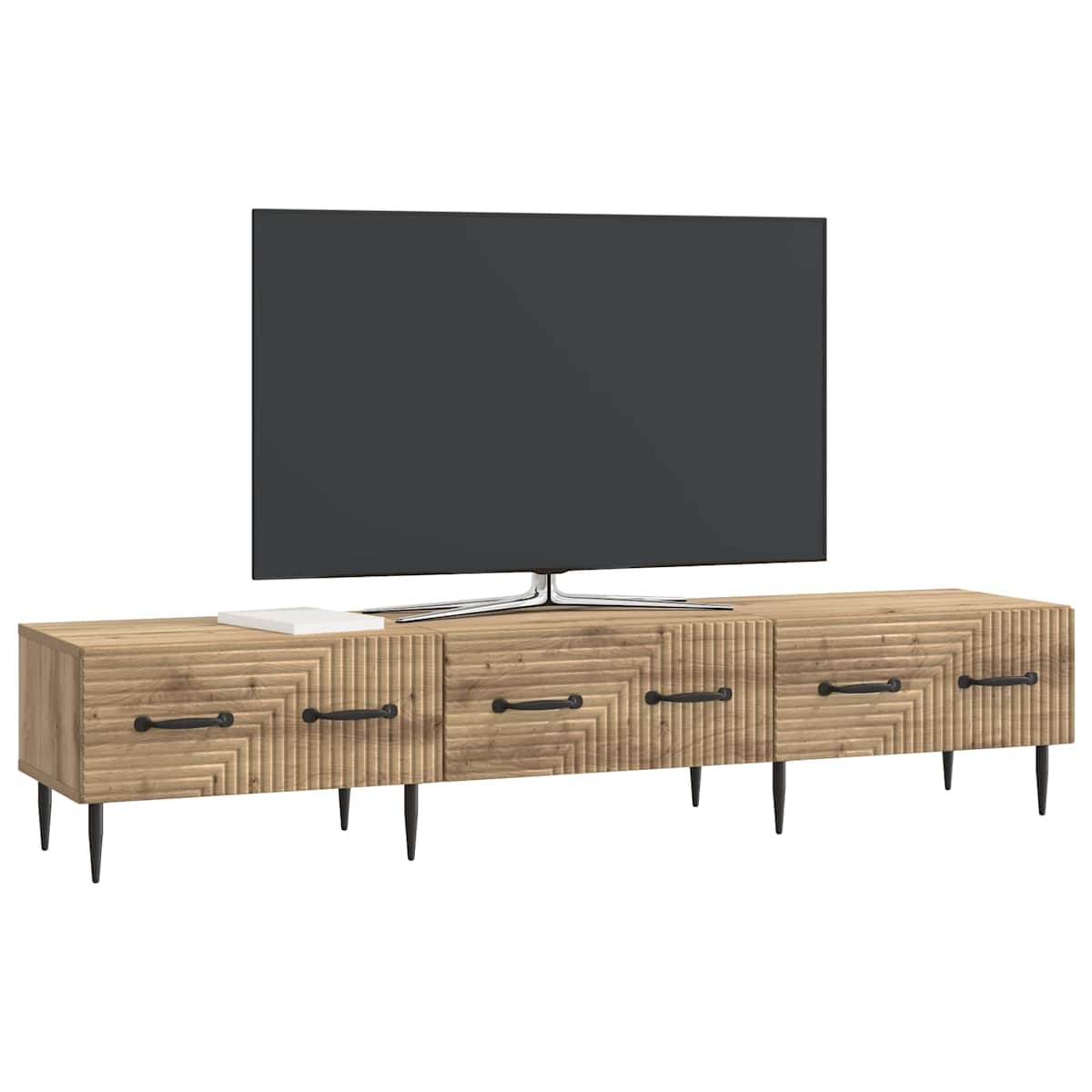TV-skab 147 x 34,5 x 30 cm Konstrueret træ - Billede 3