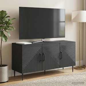 TV omarica Črna 99 x 34,5 x 50 cm Inženirski les