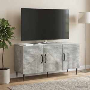TV omarica Betonsko siva 99 x 34,5 x 50 cm Inženirski les