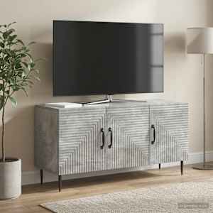 TV omarica Betonsko siva 99 x 34,5 x 50 cm Inženirski les