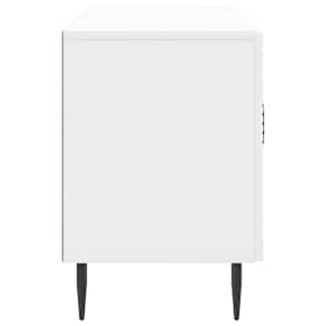 Televizní skříň Bílá s vysokým leskem 99 x 34,5 x 50 cm - obrázek 7