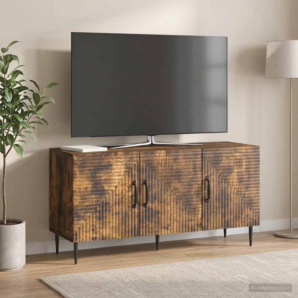 TV omarica Dimljen hrast 99 x 34,5 x 50 cm Inženirski les