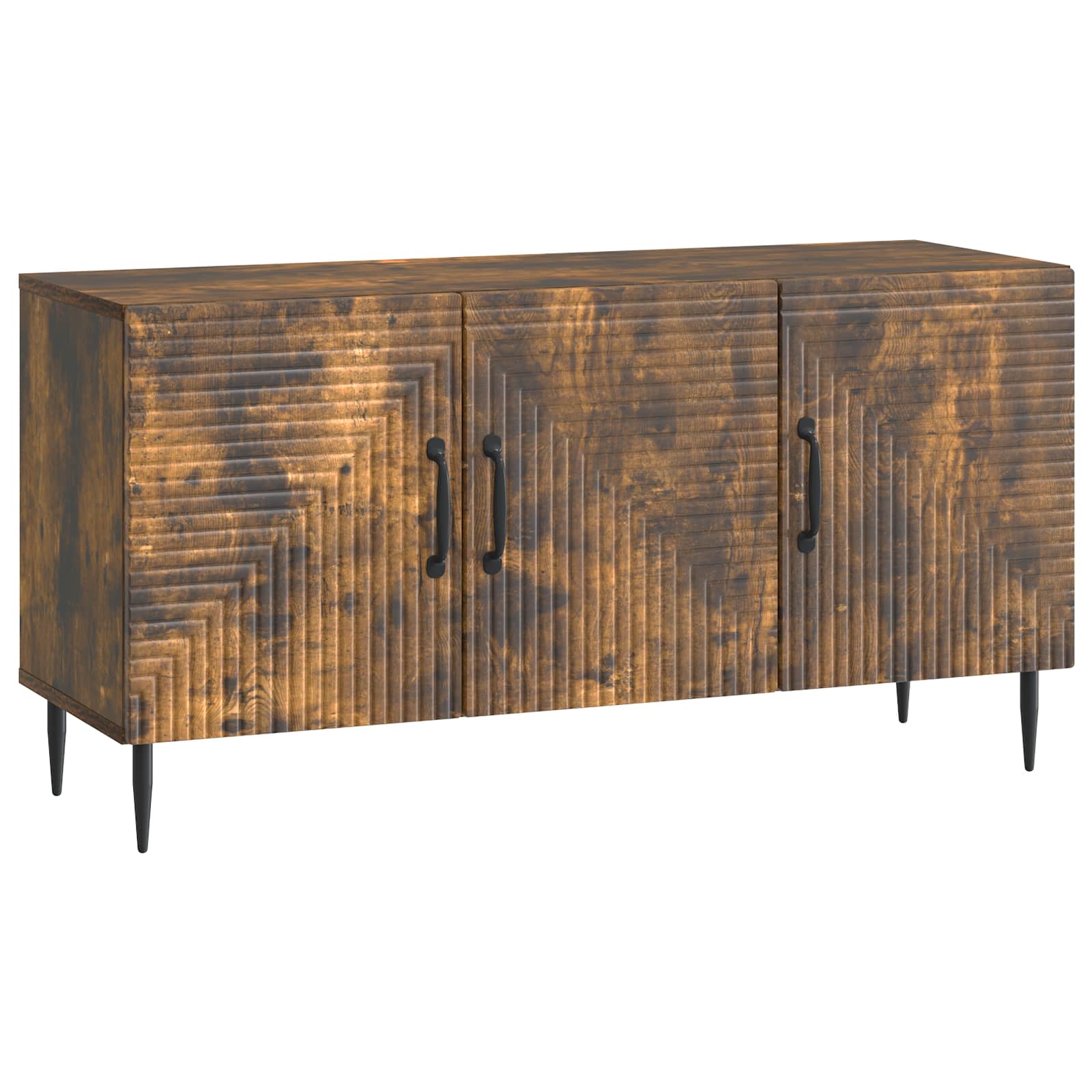 vidaXL Cabinet TV Stejar fumuriu 99 x 34,5 x 50 cm Lemn prelucrat