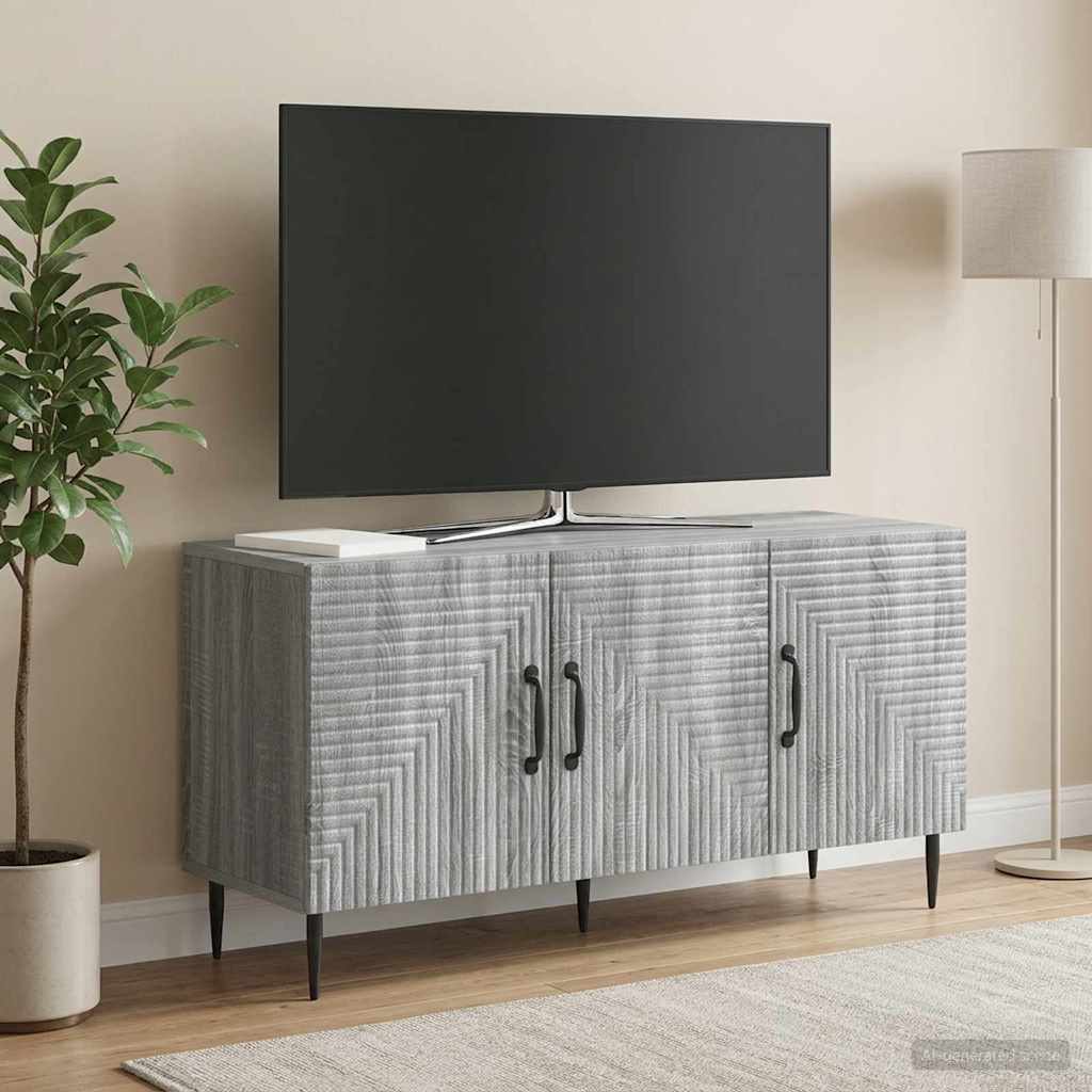 TV omarica Siva Sonoma 99 x 34,5 x 50 cm Inženirski les