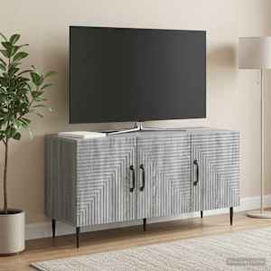 TV omarica Siva Sonoma 99 x 34,5 x 50 cm Inženirski les