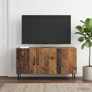 Televizní skříň Staré dřevo 99 x 34,5 x 50 cm Kompozitní dřevo - obrázek 1