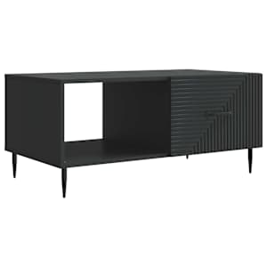 Klubska miza Črna 90 x 50 x 40 cm Inženirski les