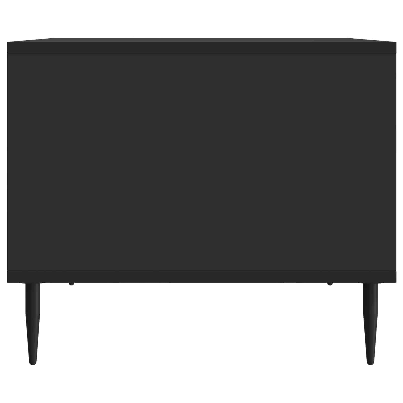 Klubska miza Črna 90 x 50 x 40 cm Inženirski les - slika 5