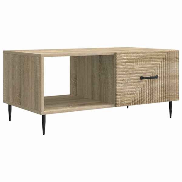 vidaXL Kohvilaud Sonoma tamm 90 x 50 x 40 cm Tehispuit
