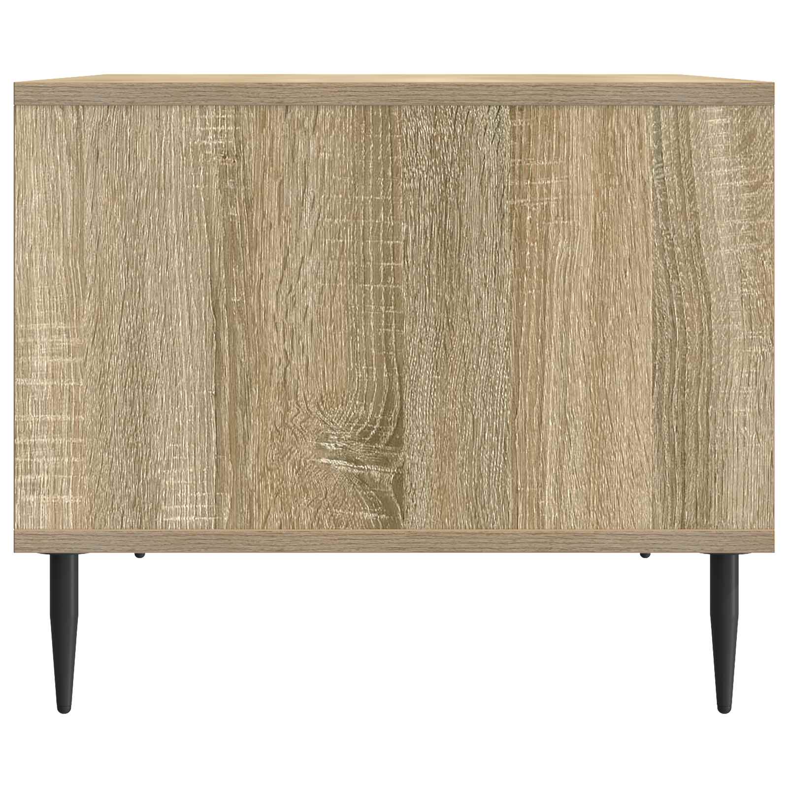 Klubska miza Sonoma hrast 90 x 50 x 40 cm Inženirski les - slika 5