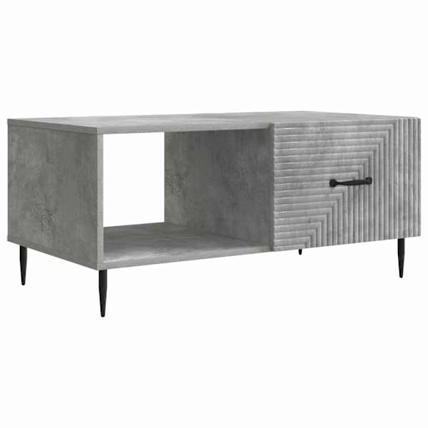 vidaXL Kohvilaud Betoonhall 90 x 50 x 40 cm Tehispuit