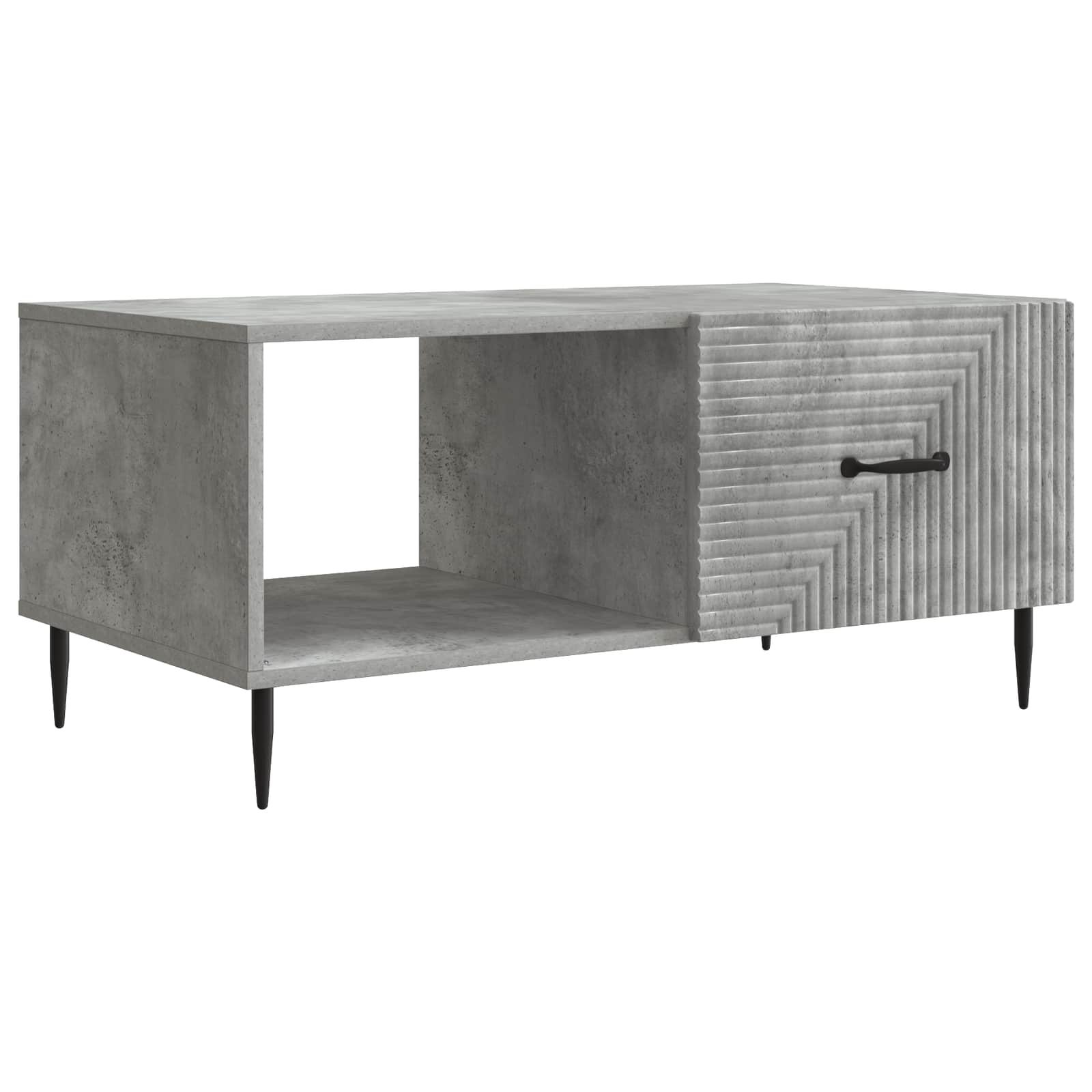 vidaXL Masă de cafea Gri Beton 90 x 50 x 40 cm Lemn prelucrat
