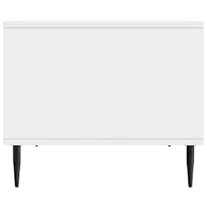 Konferenční stolek Bílá s vysokým leskem 90 x 50 x 40 cm - obrázek 6