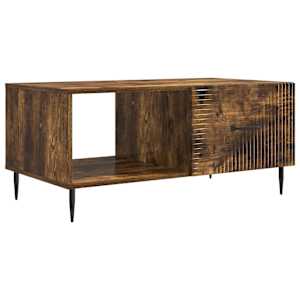 vidaXL Kohvilaud Suitsutatud tamm 90 x 50 x 40 cm Tehispuit