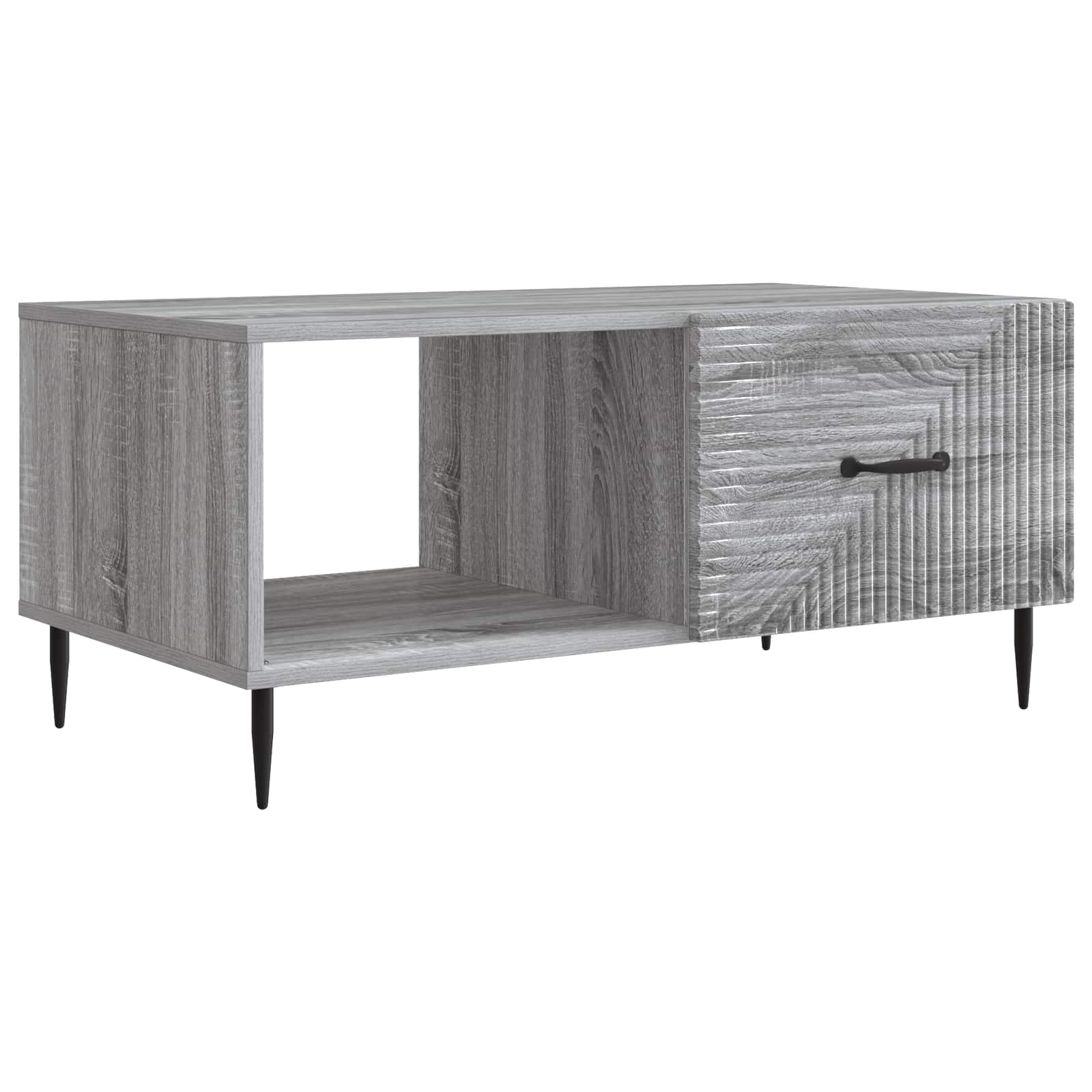 vidaXL Masă de cafea Sonoma gri 90 x 50 x 40 cm Lemn prelucrat