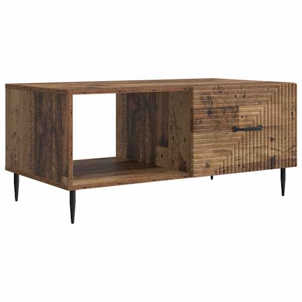 vidaXL Kohvilaud Vana puit 90 x 50 x 40 cm Tehispuit