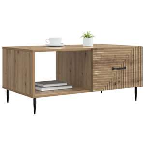 Konferenční stolek Dub artisan 90 x 50 x 40 cm Kompozitní dřevo - obrázek 3