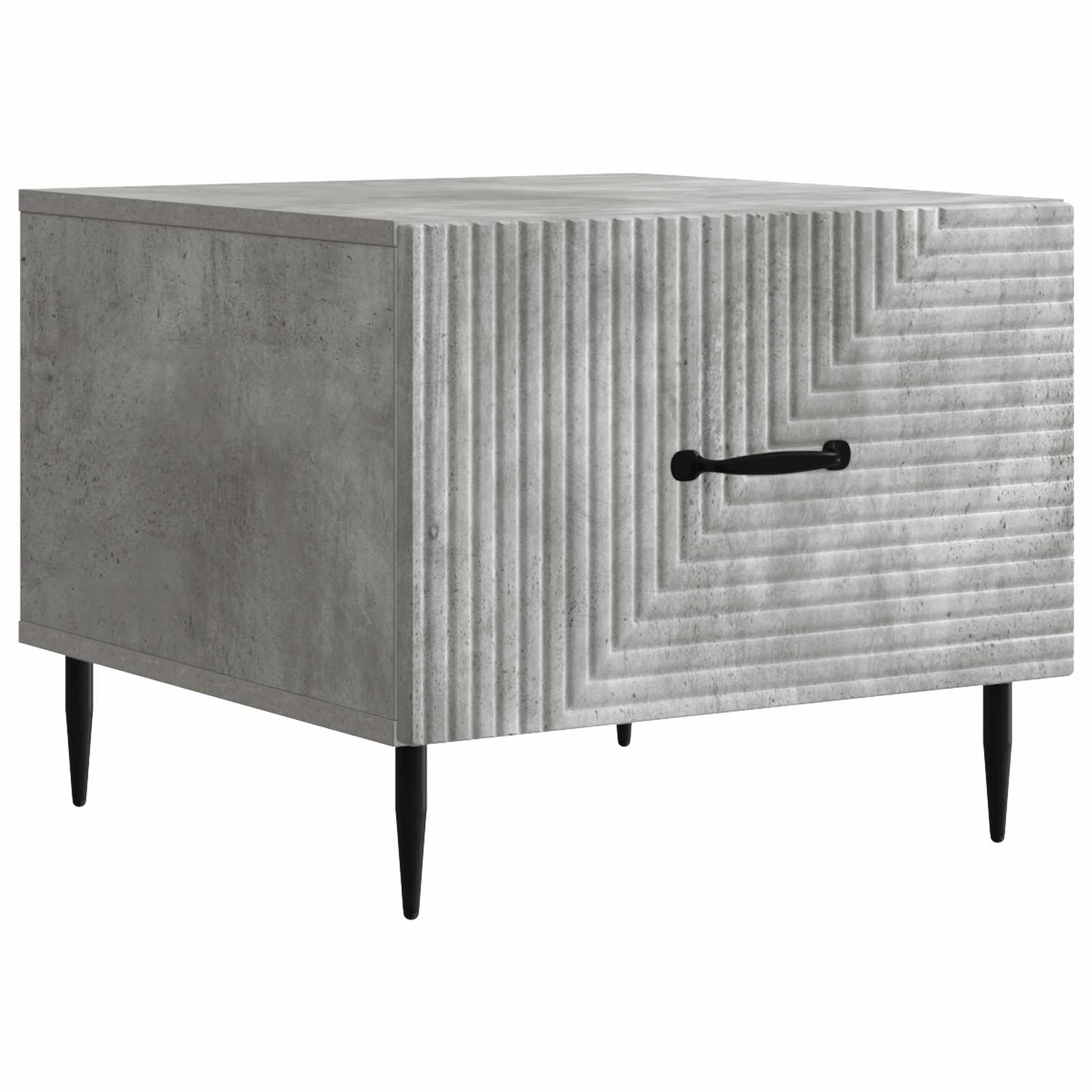 vidaXL Masă de cafea Gri Beton 49 x 50 x 40 cm Lemn prelucrat