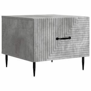 Klubska miza Betonsko siva 49 x 50 x 40 cm Inženirski les