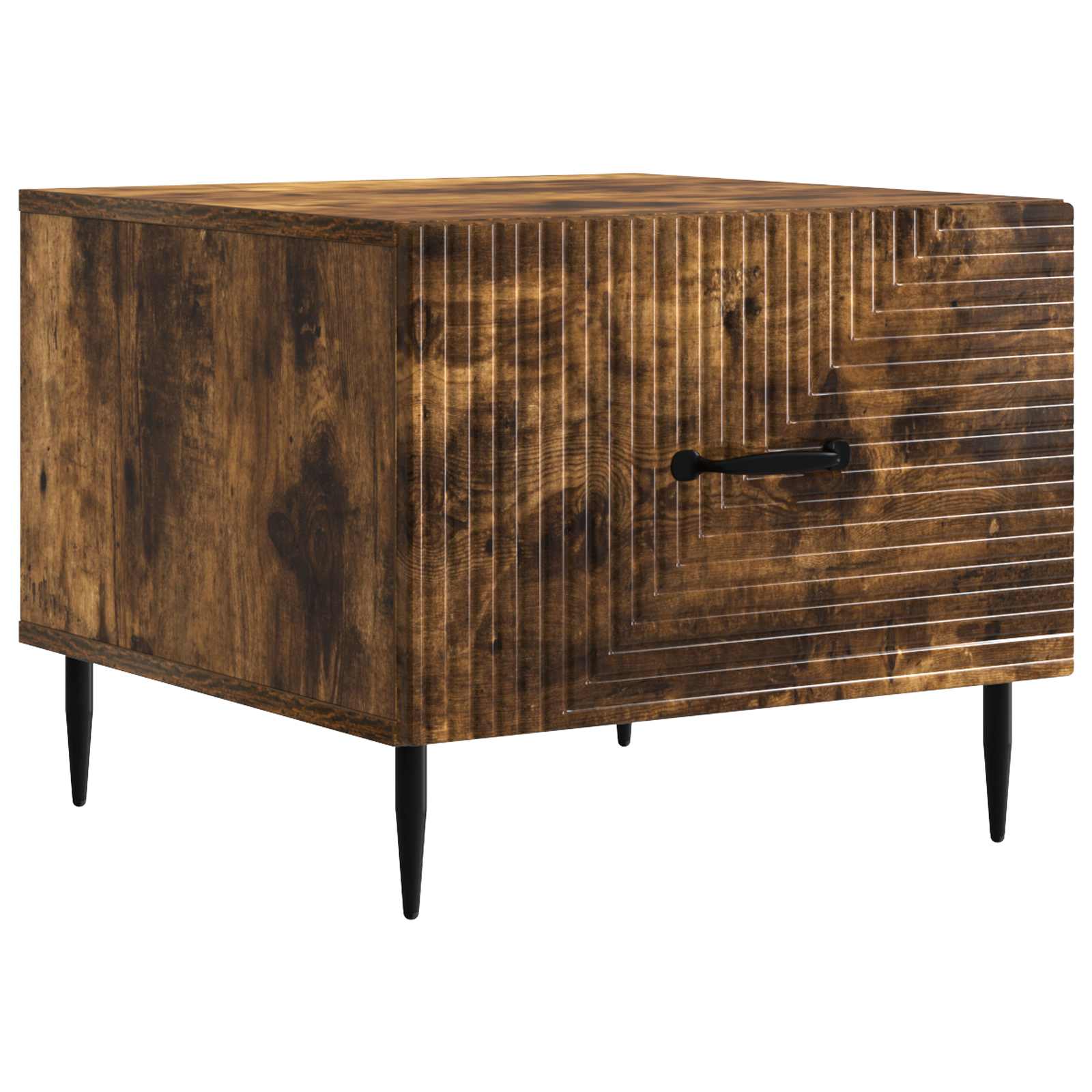 vidaXL Masă de cafea Stejar fumuriu 49 x 50 x 40 cm Lemn prelucrat