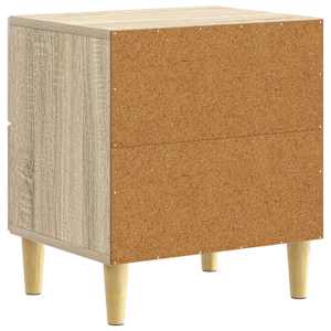 Noční stolek 2 pcs Dub sonoma 43 x 34,5 x 48 cm - obrázek 6