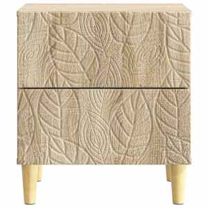 Noční stolek 2 pcs Dub sonoma 43 x 34,5 x 48 cm - obrázek 4