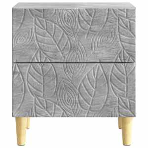 Noční stolek 2 pcs Betonově šedá 43 x 34,5 x 48 cm - obrázek 4