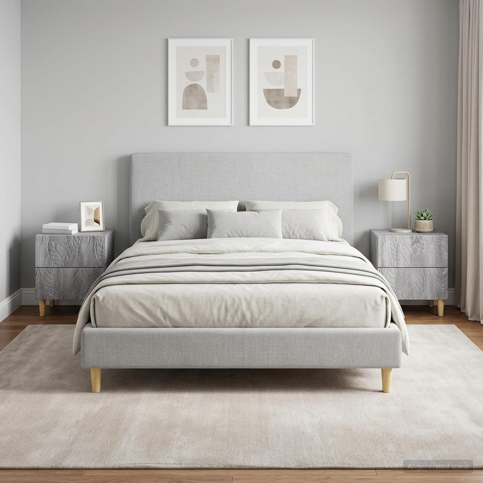 Κομοδίνο 2 pcs Γκρι Sonoma 43 x 34,5 x 48 εκ Επεξεργασμένο Ξύλο