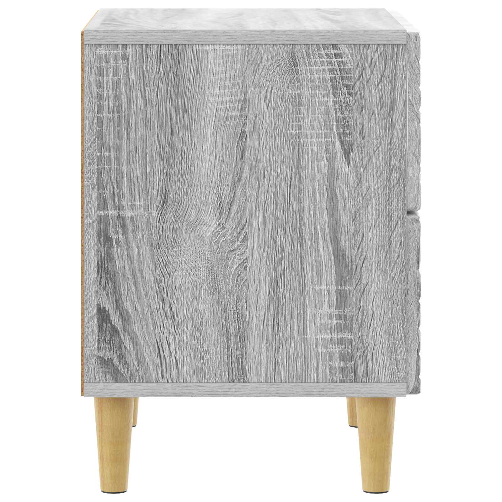 Κομοδίνο 2 pcs Γκρι Sonoma 43 x 34,5 x 48 εκ Επεξεργασμένο Ξύλο - Image 5