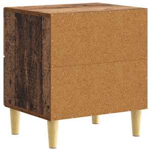 Noční stolek 2 pcs Staré dřevo 43 x 34,5 x 48 cm - obrázek 6