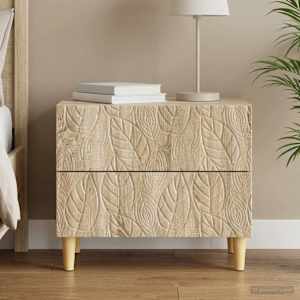 Nočna omarica Sonoma hrast 62 x 34,5 x 48 cm Inženirski les