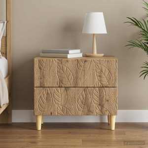 Nočna omarica Artisan hrast 62 x 34,5 x 48 cm Inženirski les