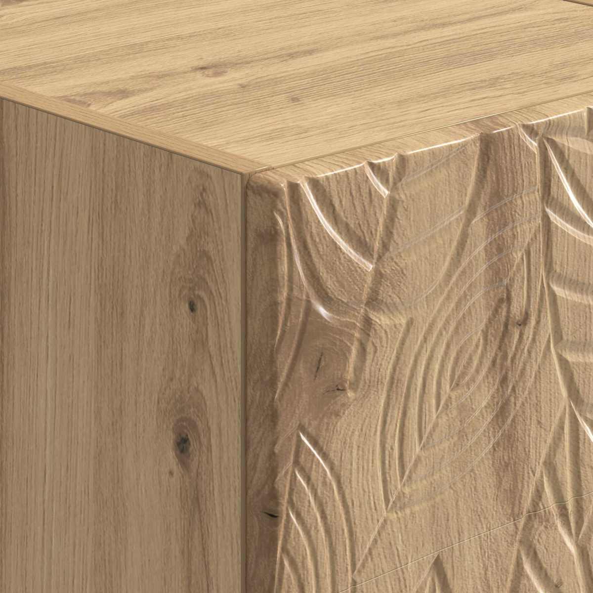 Sengebord 43 x 39,5 x 66,5 cm Konstrueret træ - Billede 7