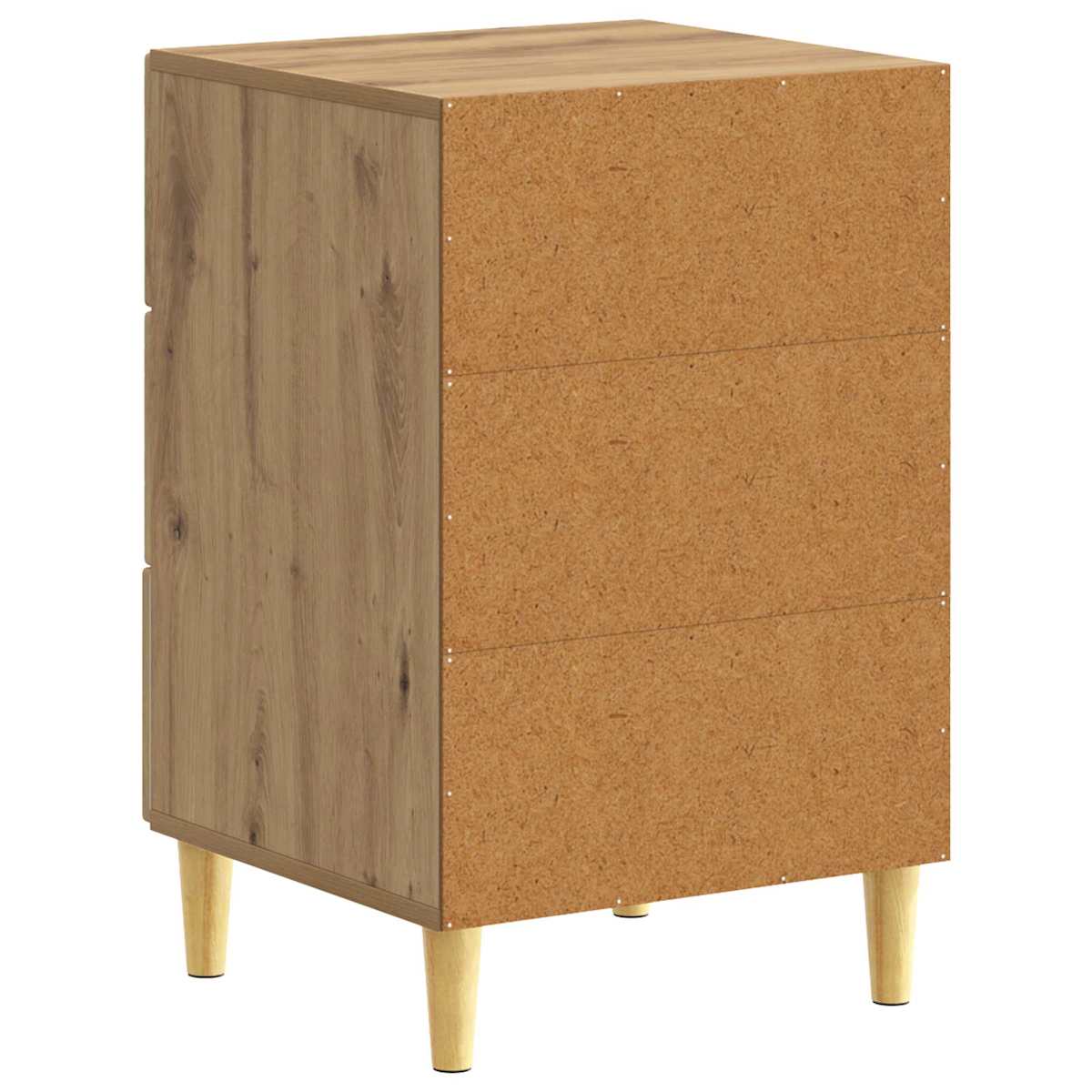 Sengebord 43 x 39,5 x 66,5 cm Konstrueret træ - Billede 6