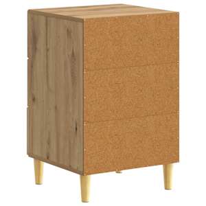 Noční stolek Dub artisan 43 x 39,5 x 66,5 cm Kompozitní dřevo - obrázek 5