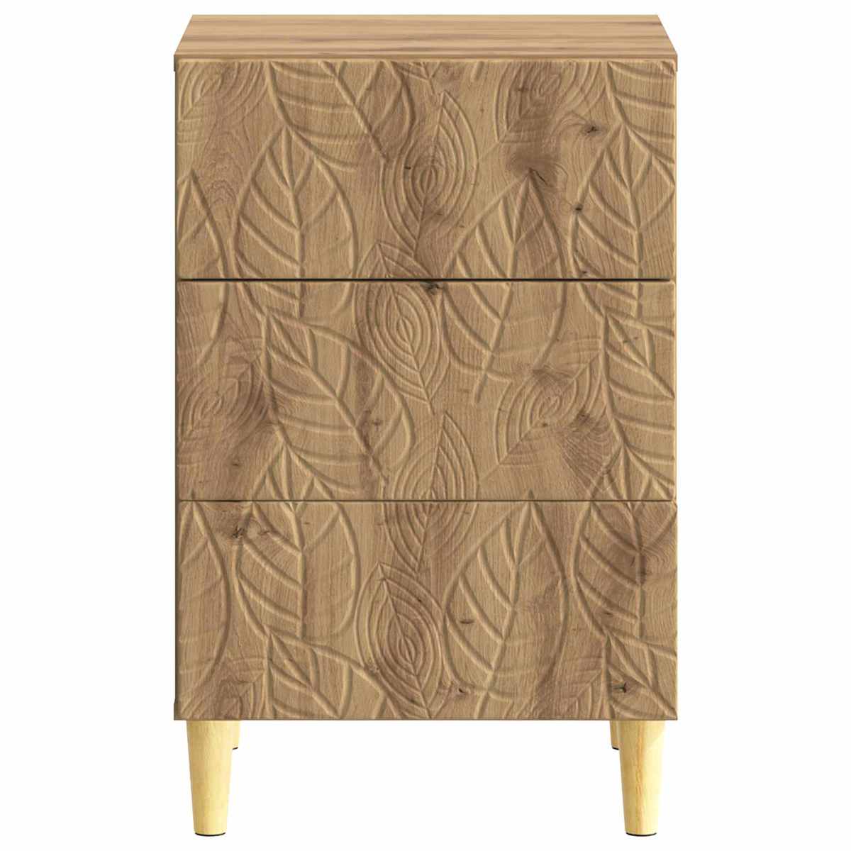 Sengebord 43 x 39,5 x 66,5 cm Konstrueret træ - Billede 4