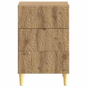 Noční stolek Dub artisan 43 x 39,5 x 66,5 cm Kompozitní dřevo - obrázek 3