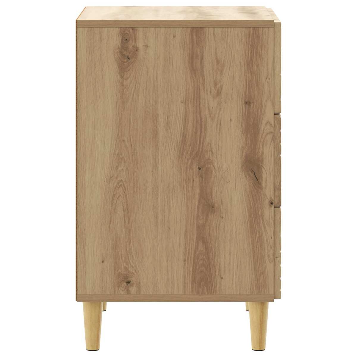 Sengebord 43 x 39,5 x 66,5 cm Konstrueret træ - Billede 5
