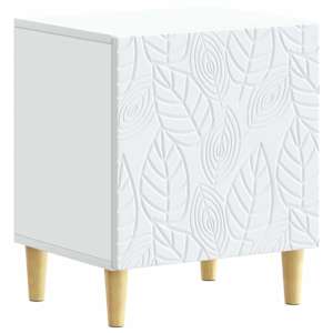 Noční stolek 2 pcs Bílá 43 x 34,5 x 50 cm Kompozitní dřevo - obrázek 2