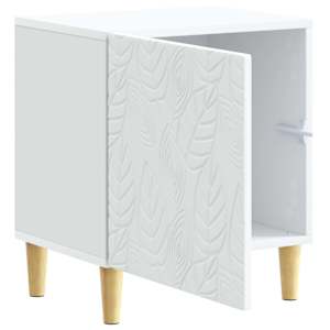 Noční stolek 2 pcs Bílá 43 x 34,5 x 50 cm Kompozitní dřevo - obrázek 3