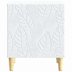 Noční stolek 2 pcs Bílá 43 x 34,5 x 50 cm Kompozitní dřevo - obrázek 4