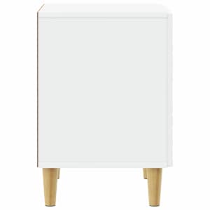 Noční stolek 2 pcs Bílá 43 x 34,5 x 50 cm Kompozitní dřevo - obrázek 5