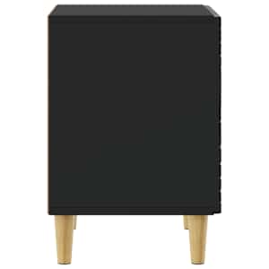 Noční stolek 2 pcs Černá 43 x 34,5 x 50 cm Kompozitní dřevo - obrázek 5