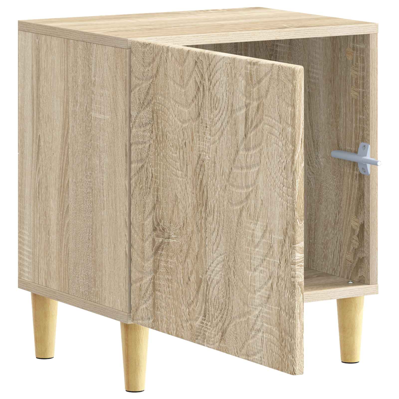 Κομοδίνο 2 pcs Sonoma Δρυς 43 x 34,5 x 50 εκ Επεξεργασμένο Ξύλο - Image 3
