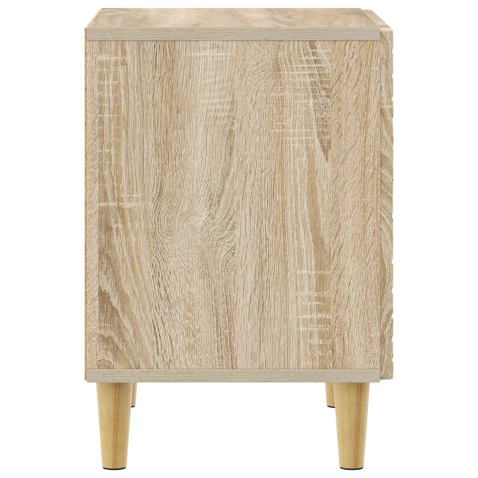 Κομοδίνο 2 pcs Sonoma Δρυς 43 x 34,5 x 50 εκ Επεξεργασμένο Ξύλο - Image 5