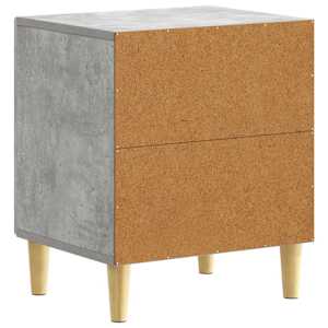 Noční stolek 2 pcs Betonově šedá 43 x 34,5 x 50 cm - obrázek 6