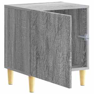 Noční stolek 2 pcs Šedý Sonoma 43 x 34,5 x 50 cm - obrázek 3