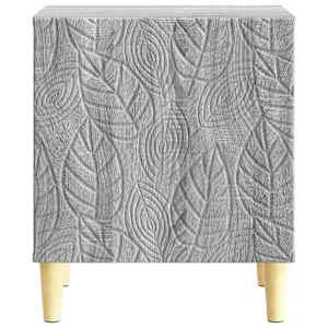 Noční stolek 2 pcs Šedý Sonoma 43 x 34,5 x 50 cm - obrázek 4