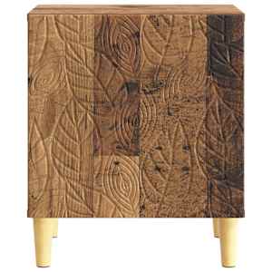 Noční stolek 2 pcs Staré dřevo 43 x 34,5 x 50 cm - obrázek 4