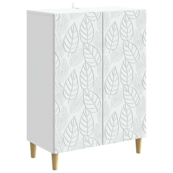 vidaXL K&otilde;ide Valge 66 x 34,5 x 90 cm Tehispuit